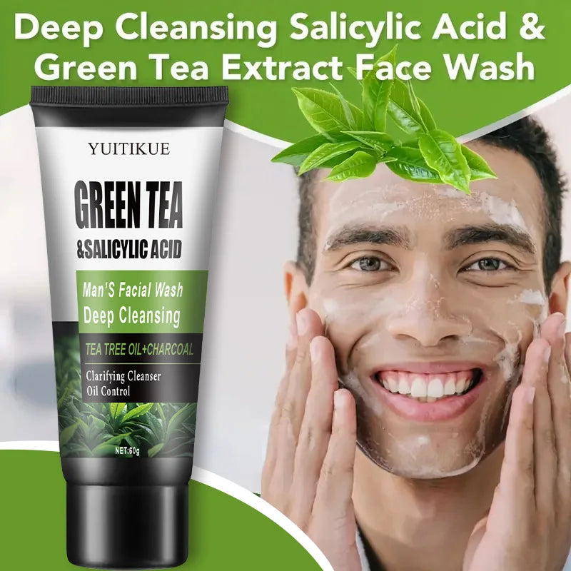 Men Green Tea Facial Wash