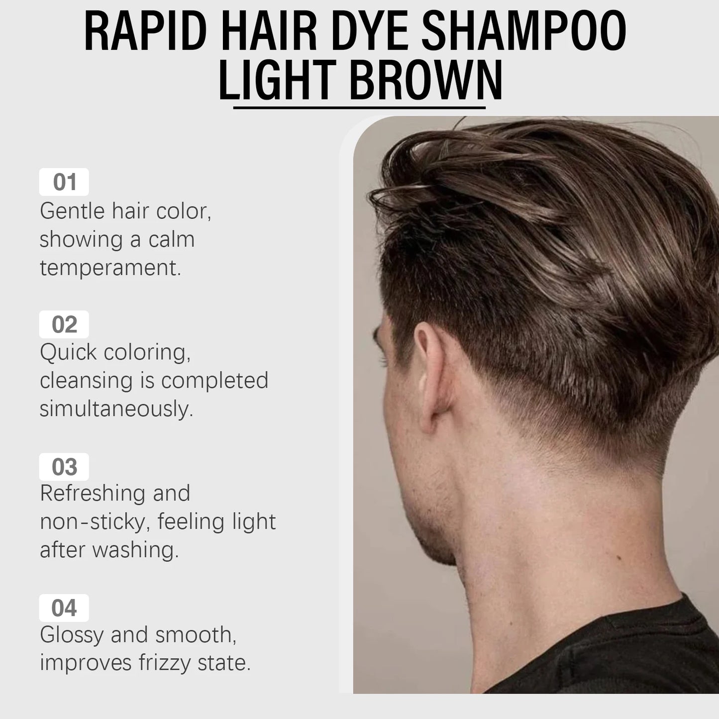 Men Hair Dye Shampoo