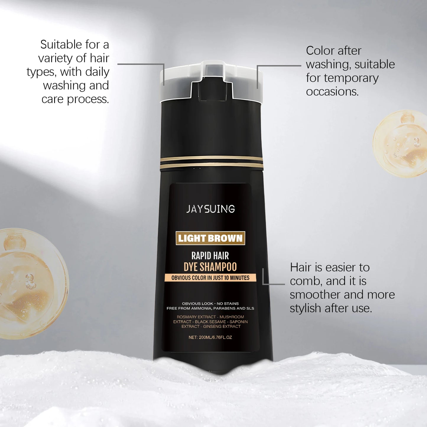 Men Hair Dye Shampoo