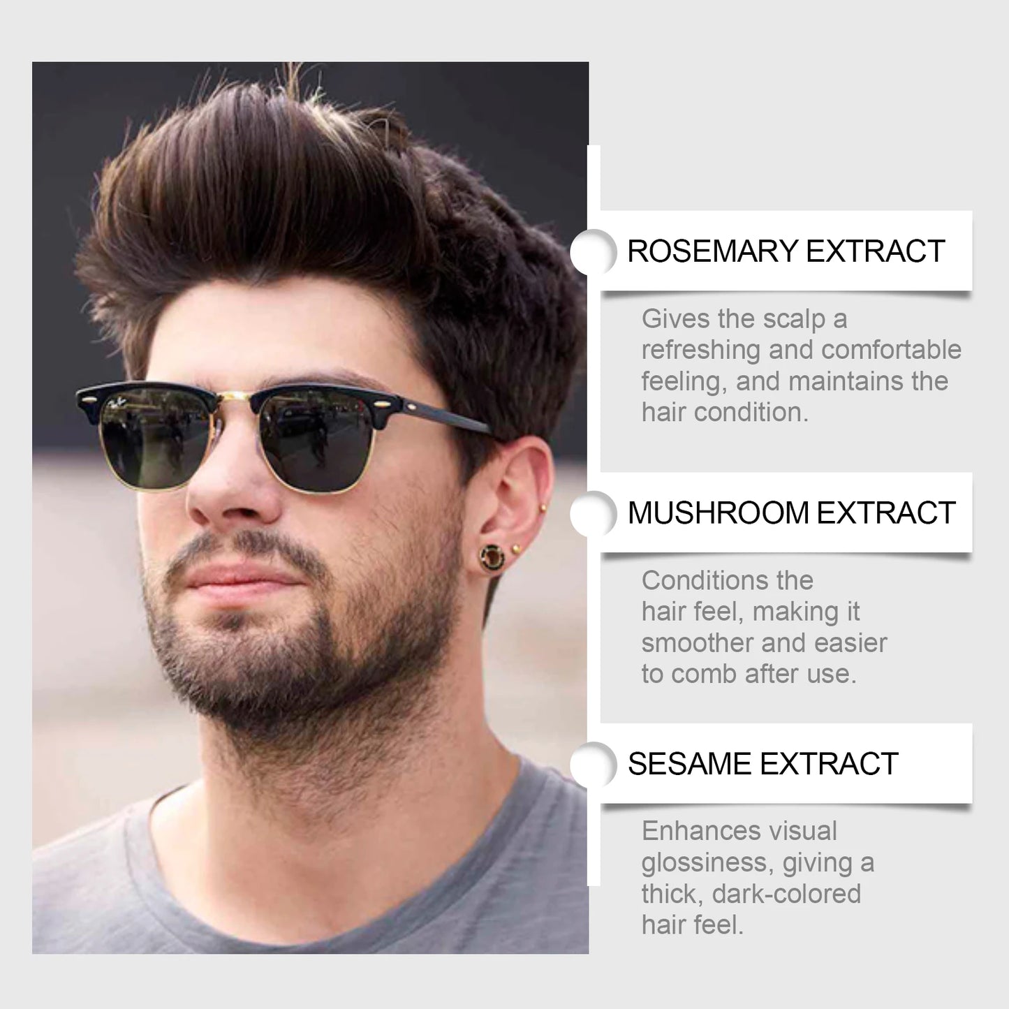 Men Hair Dye Shampoo