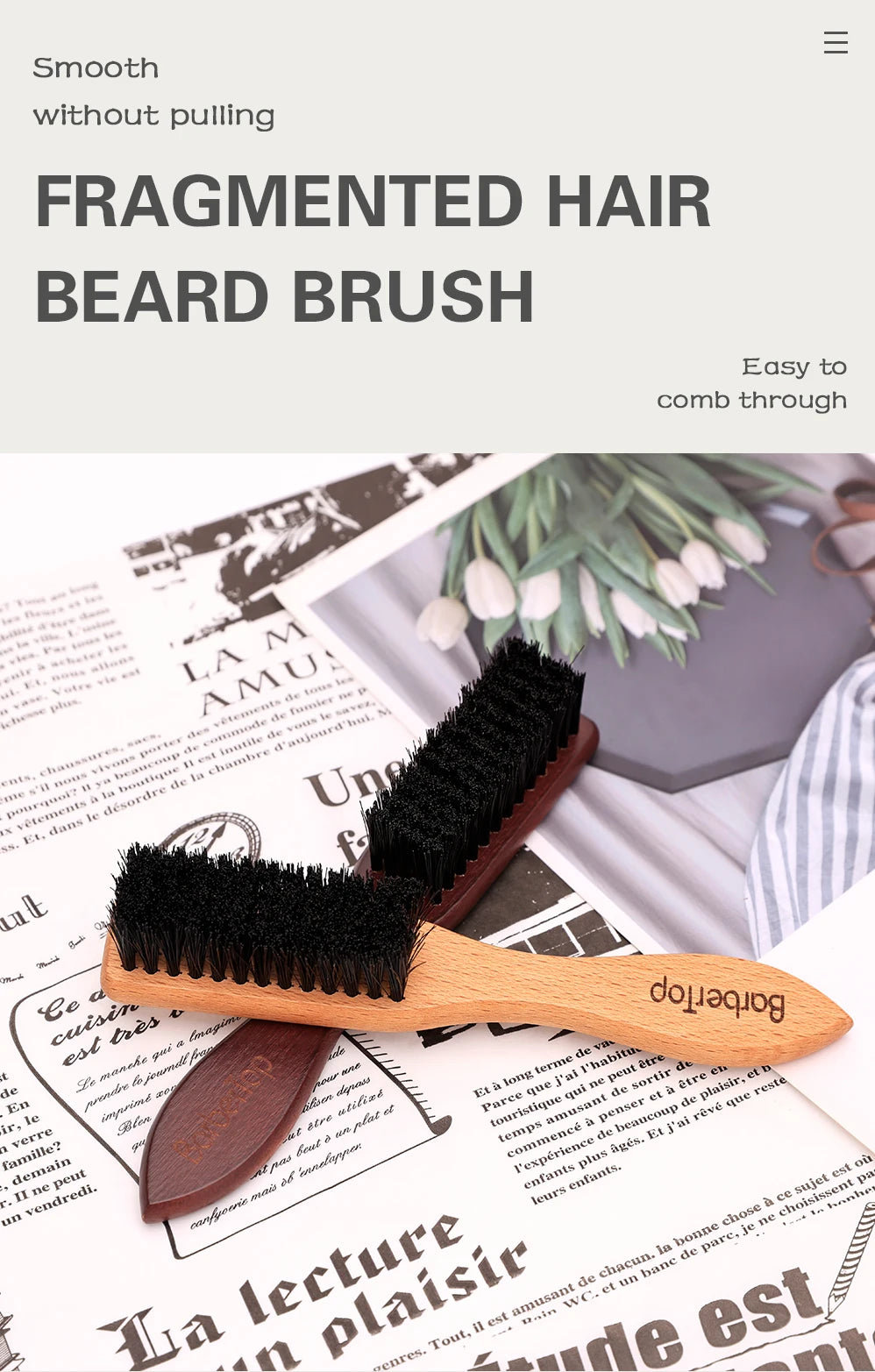 Men Beard Cleaning Brush