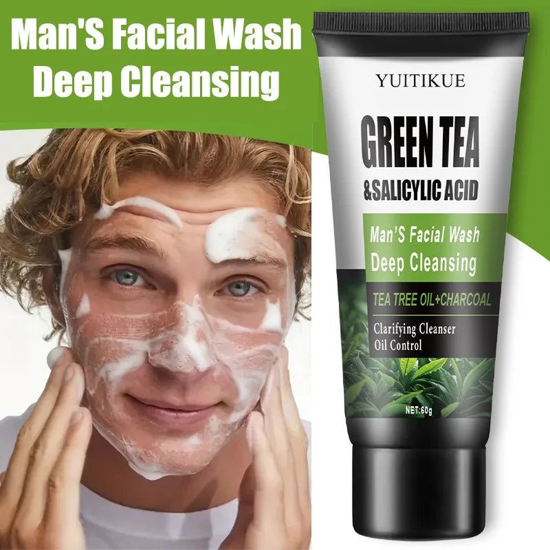 Men Green Tea Facial Wash