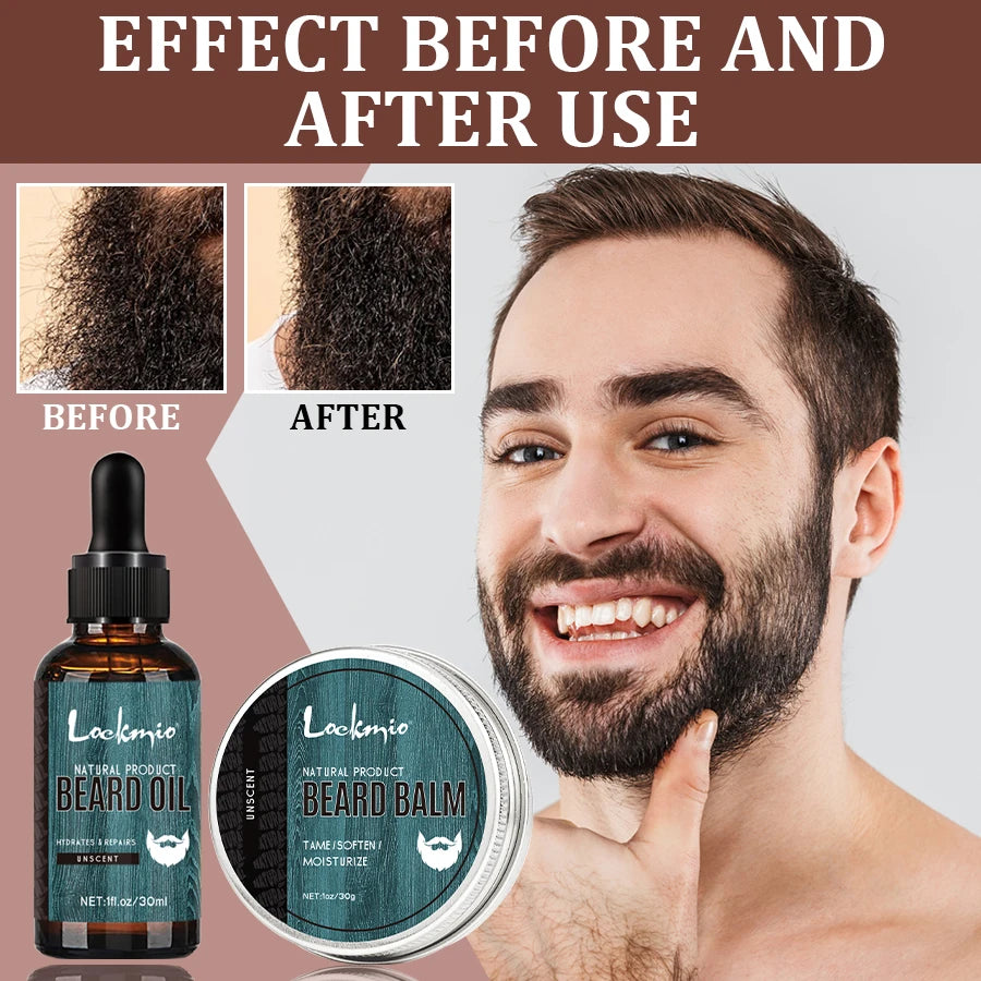 Beard Oil Balm Set