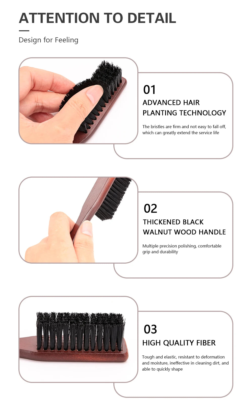 Men Beard Cleaning Brush