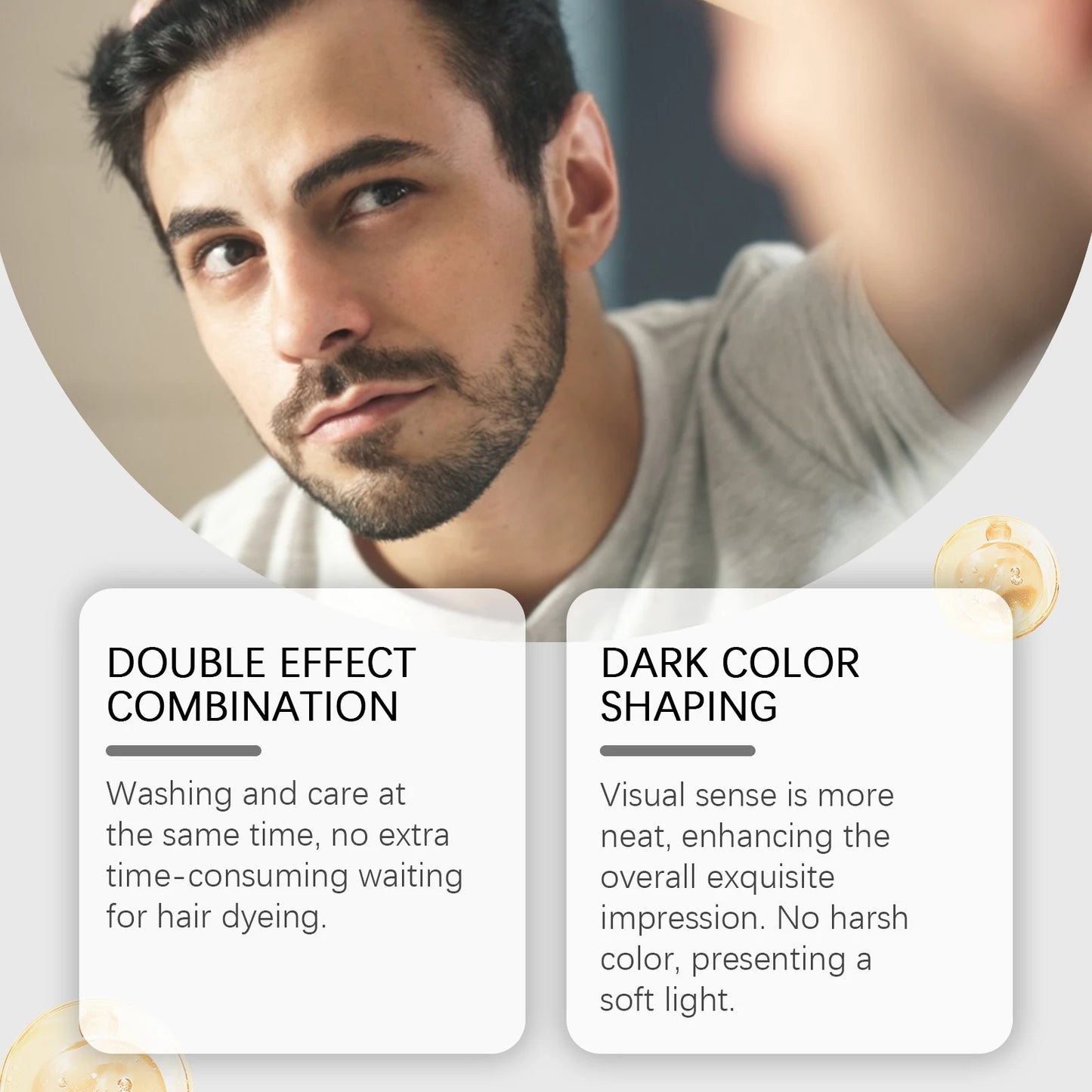 Men Hair Dye Shampoo