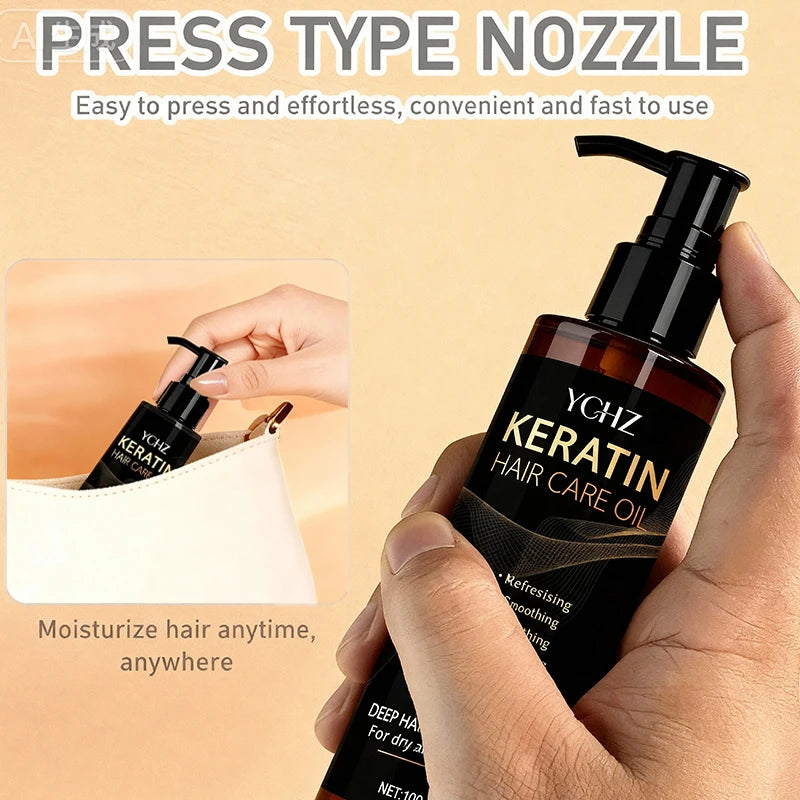 Keratin Smoothing Hair Oil