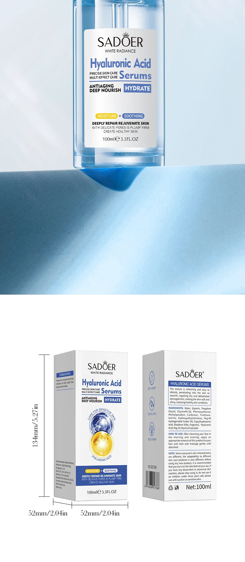 SADOER Hyaluronic Serum