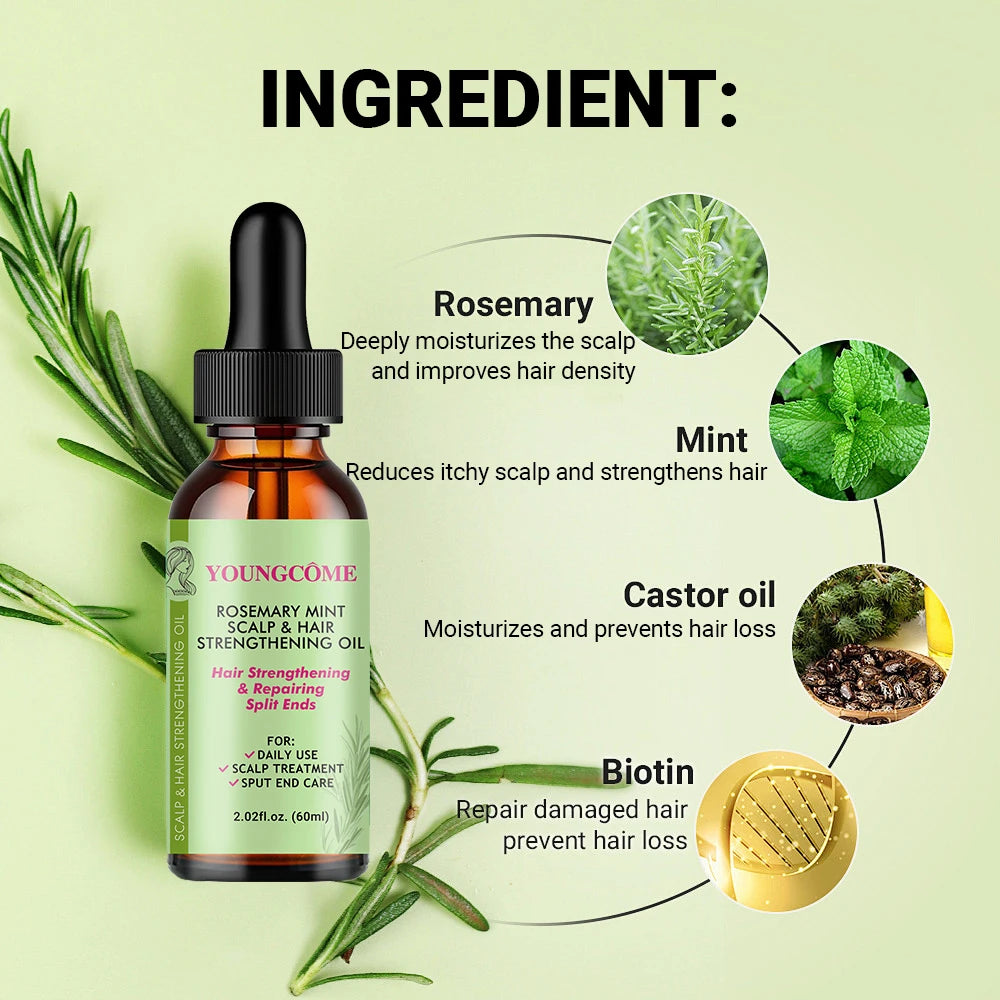 Rosemary Mint Hair Oil