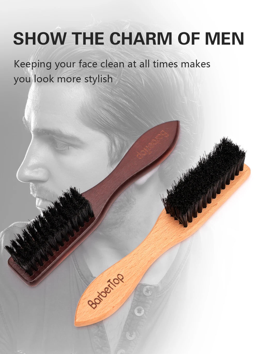 Men Beard Cleaning Brush